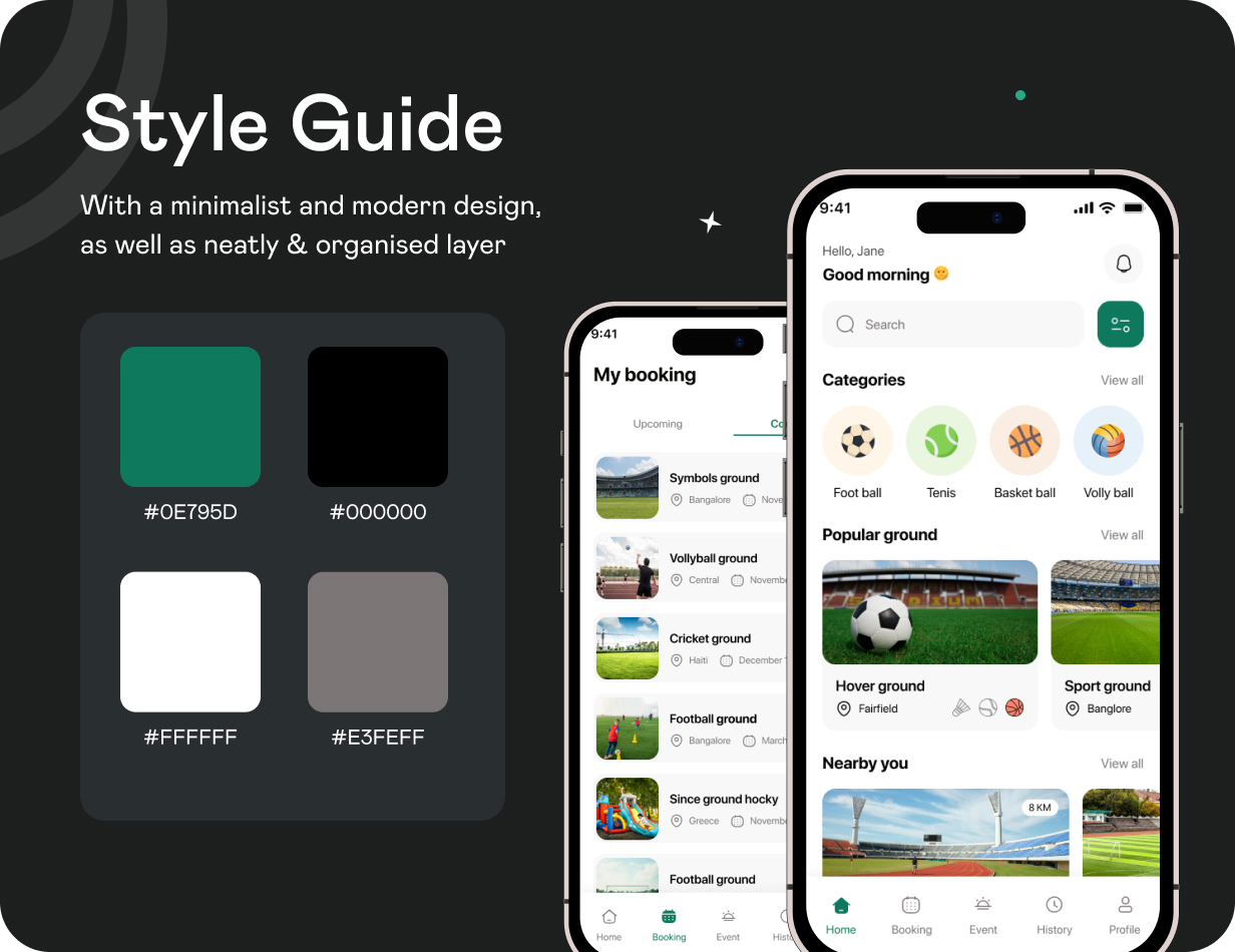 BookSpot UI Template v1.0 - Play Ground Booking App