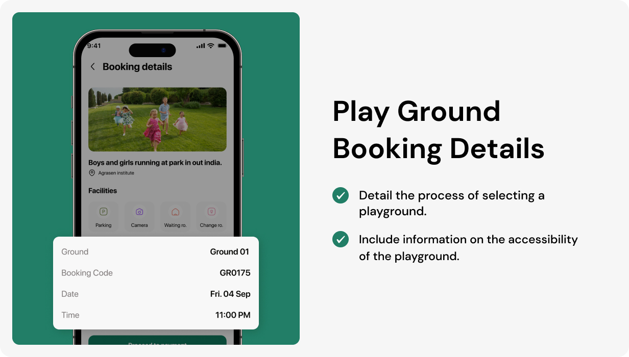 BookSpot UI Template v1.0 - Play Ground Booking App